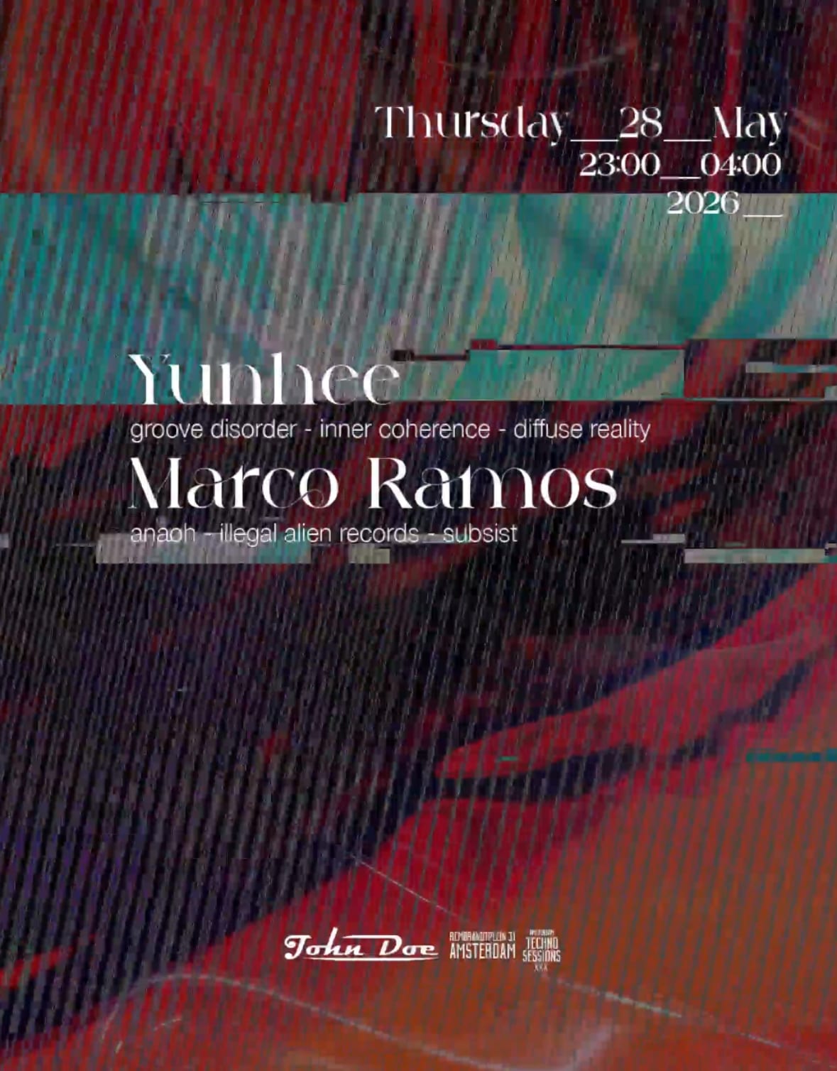Amsterdam Techno Sessions W/ Yunhee & Marco Ramos W22