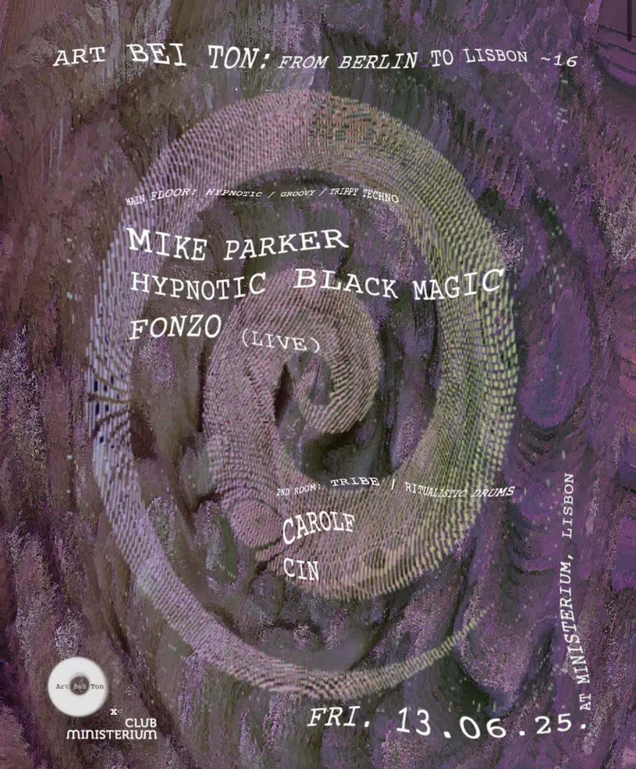 Art Bei Ton: Mike Parker, Hypnotic Black Magic, Fonzo & More