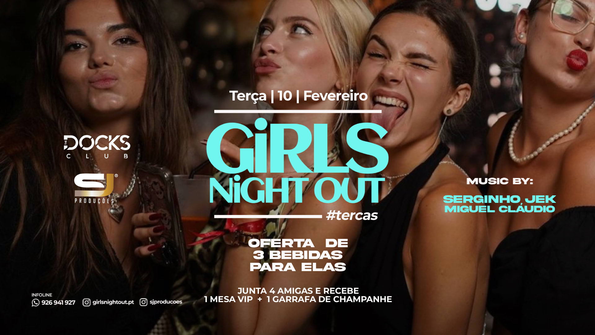 Girls Night Out 3 Free Drinks |