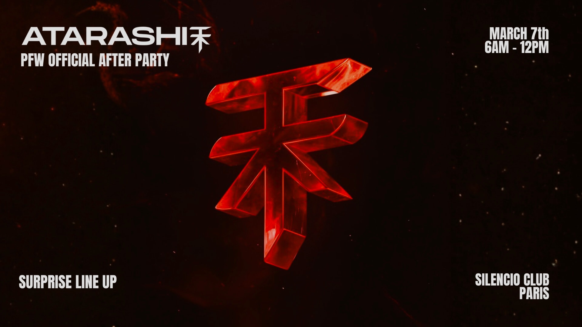 Atarashi Pfw Afterparty