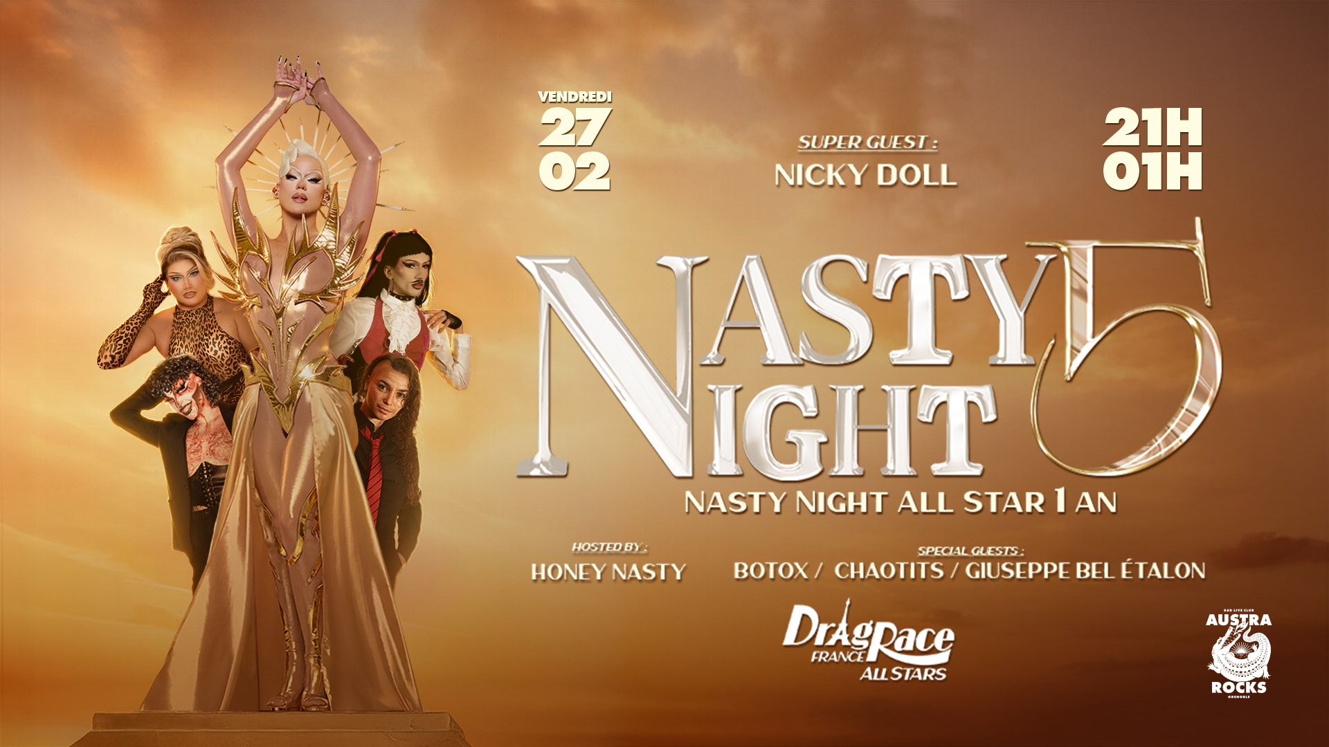 Nasty Night All Stars, Les 1 Ans Avec Nicky Doll
