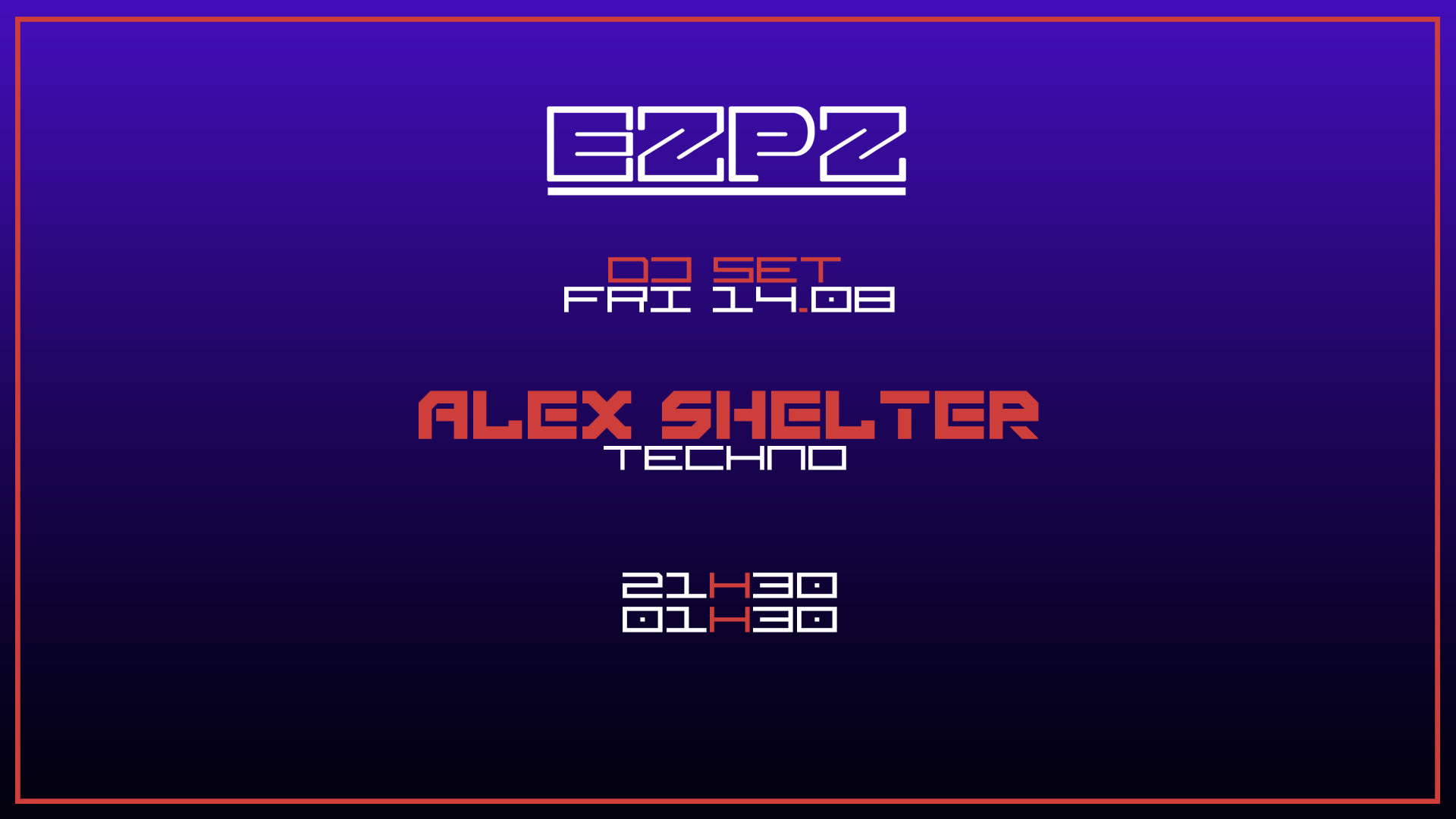 Alex Shelter @ Ezpz