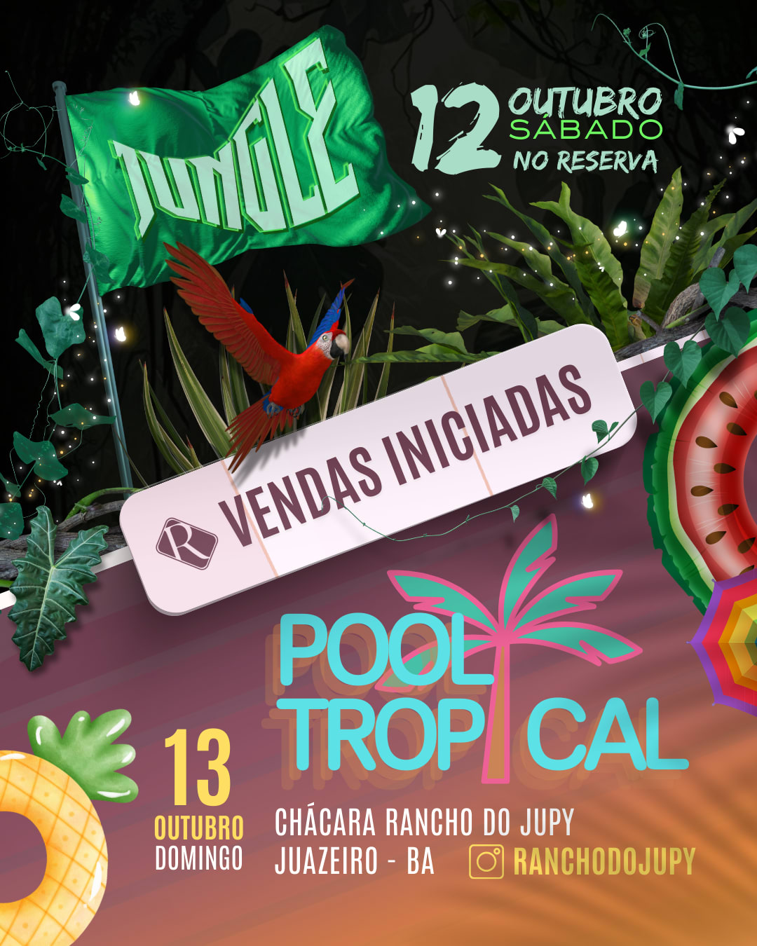 Jungle + Pool Tropical