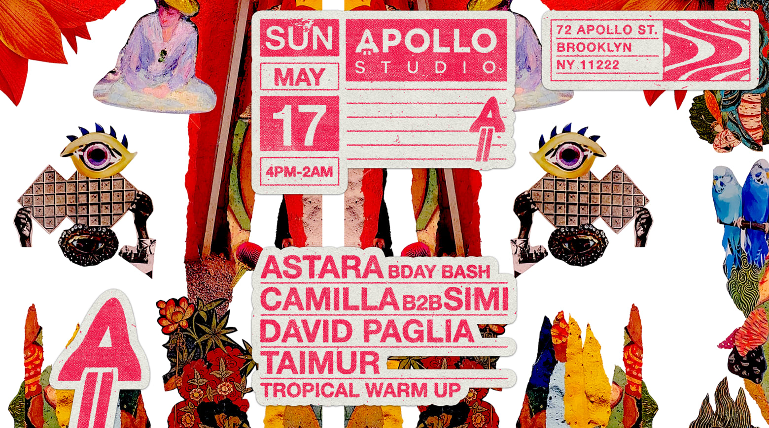 Apollo Studio W/ Astara (Bday Bash), Taimur, David Paglia