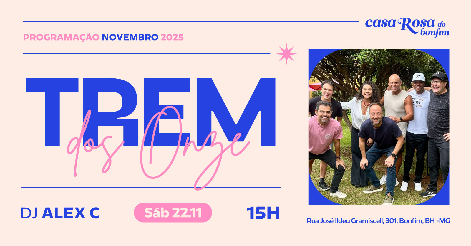 Casa Rosa Do Bonfim - Trem Dos 11 E Dj Alex C.