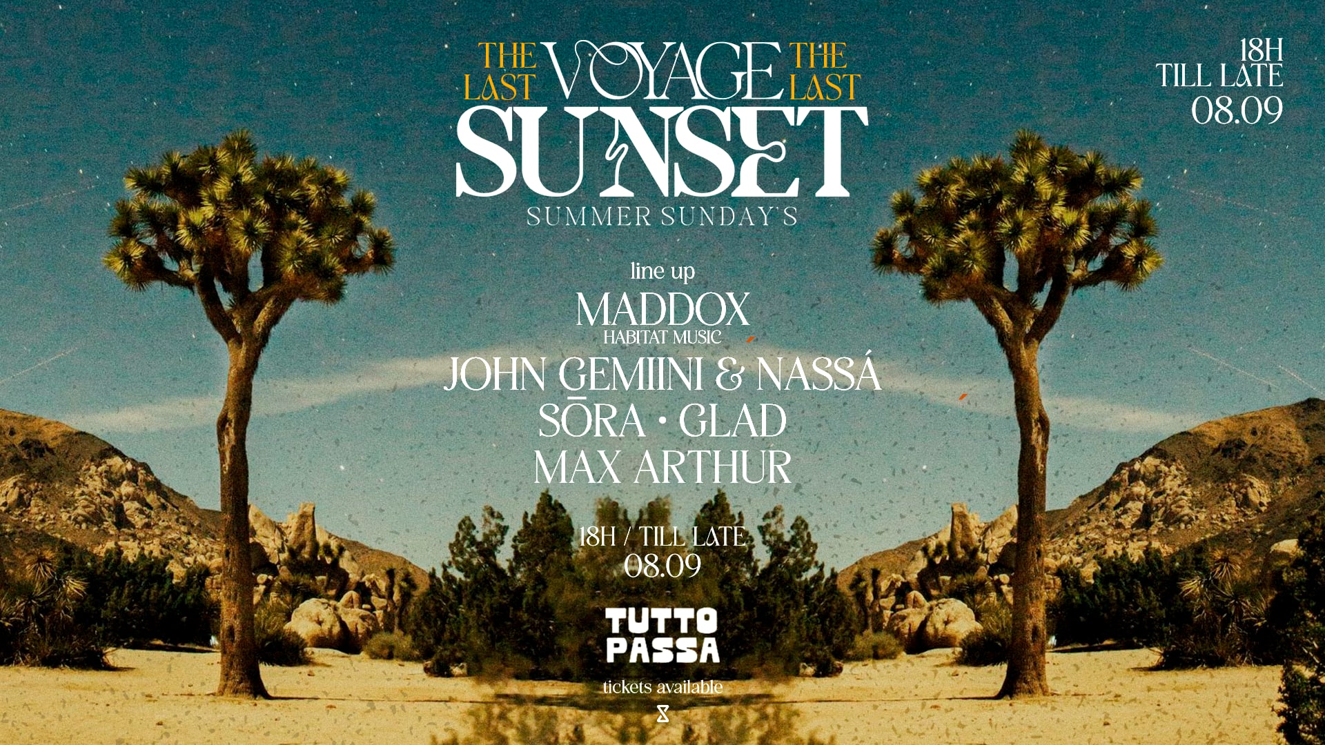 Voyage C'est La Vie X Sunset Last Edition