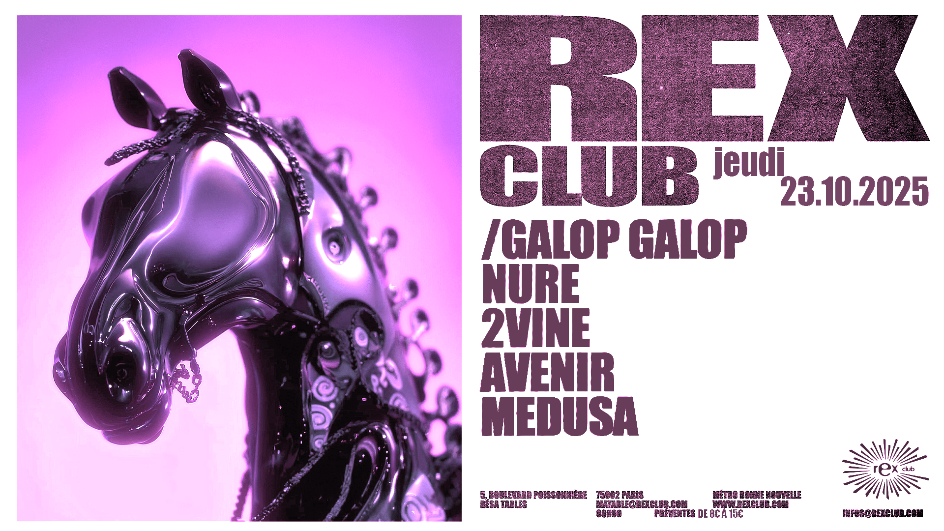 Galop Galop: Nure, 2vine, Avenir, Medusa