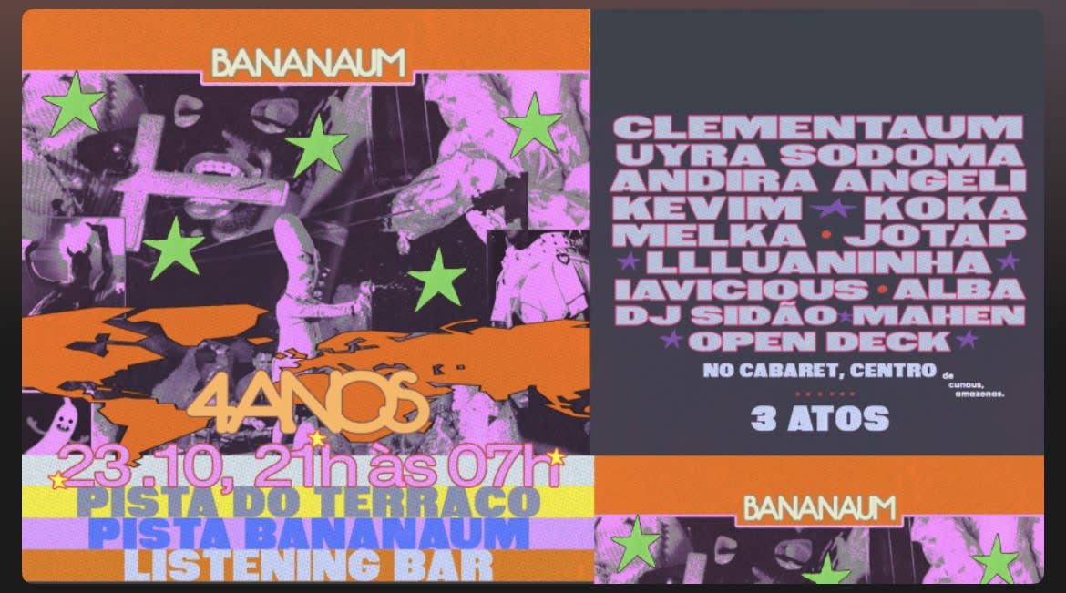 Bananaum 4 Anos * 23.10 + Clementaum