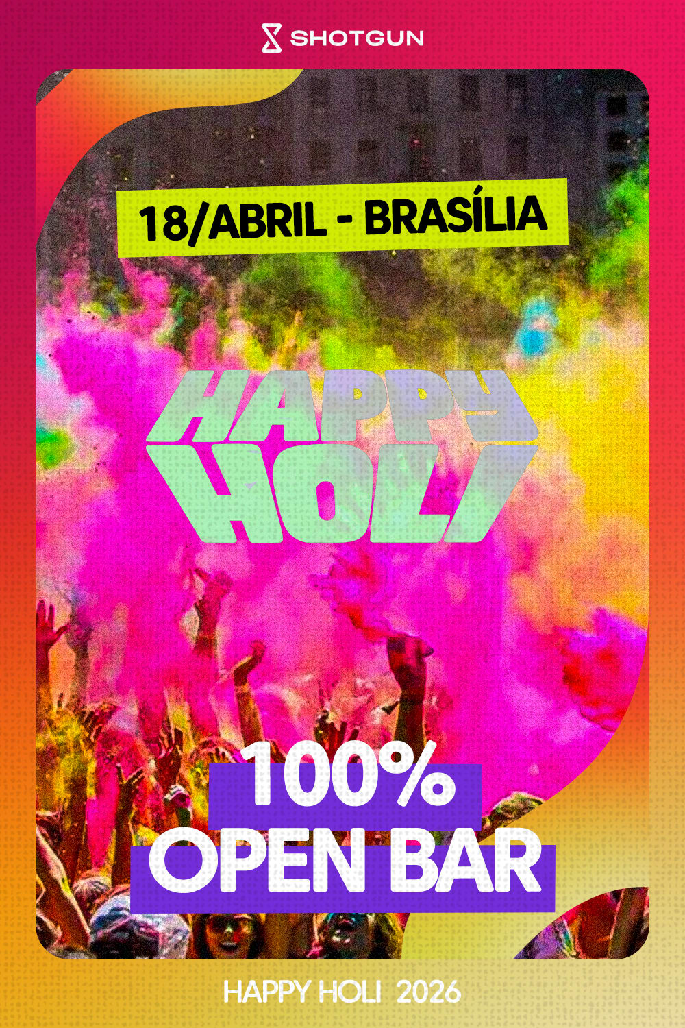Happy Holi - Brasília 2026