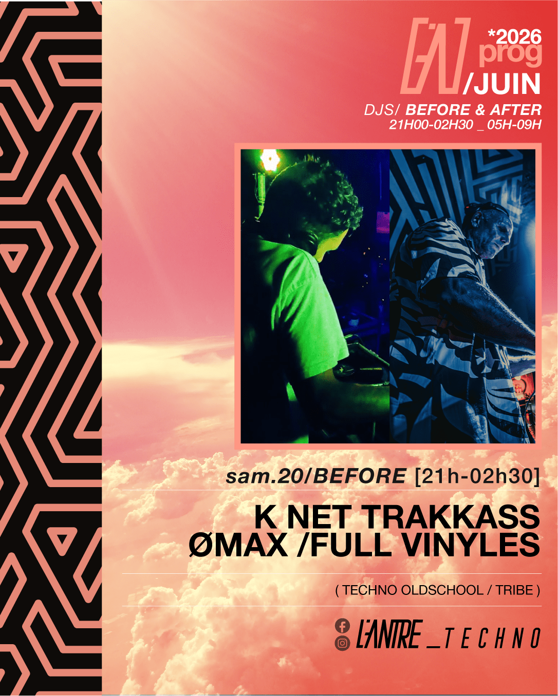 K-Net Trakkass / Ømax - Techno Oldschool/Tribe(Full Vinyles)