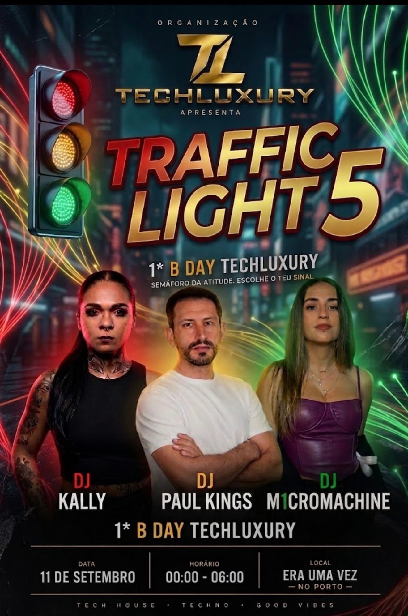 Traffic Light 5-1 B Day Techluxury