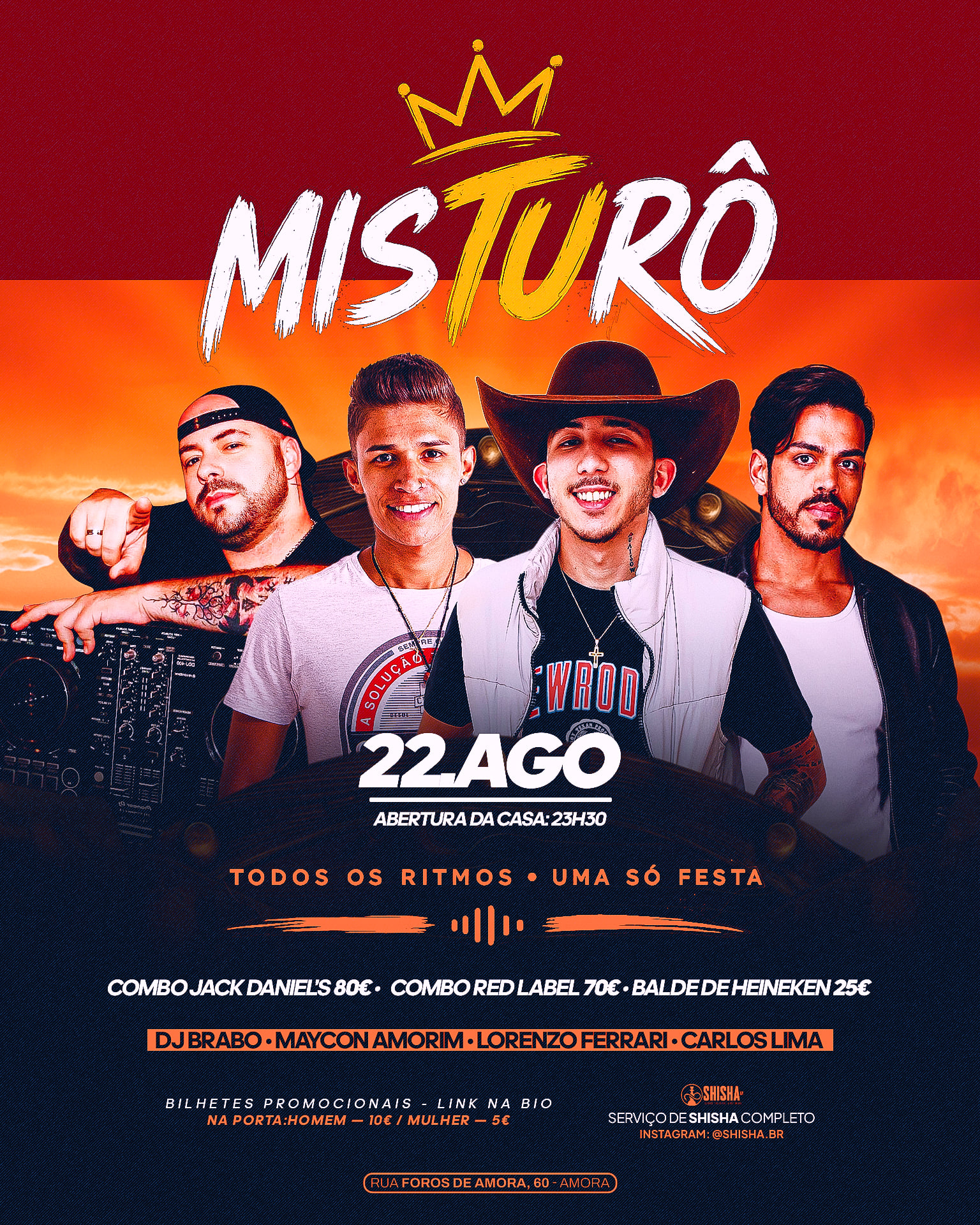 Misturô - Lorenzo - Maycon Amorim - Carlos Lima - Dj Brabo