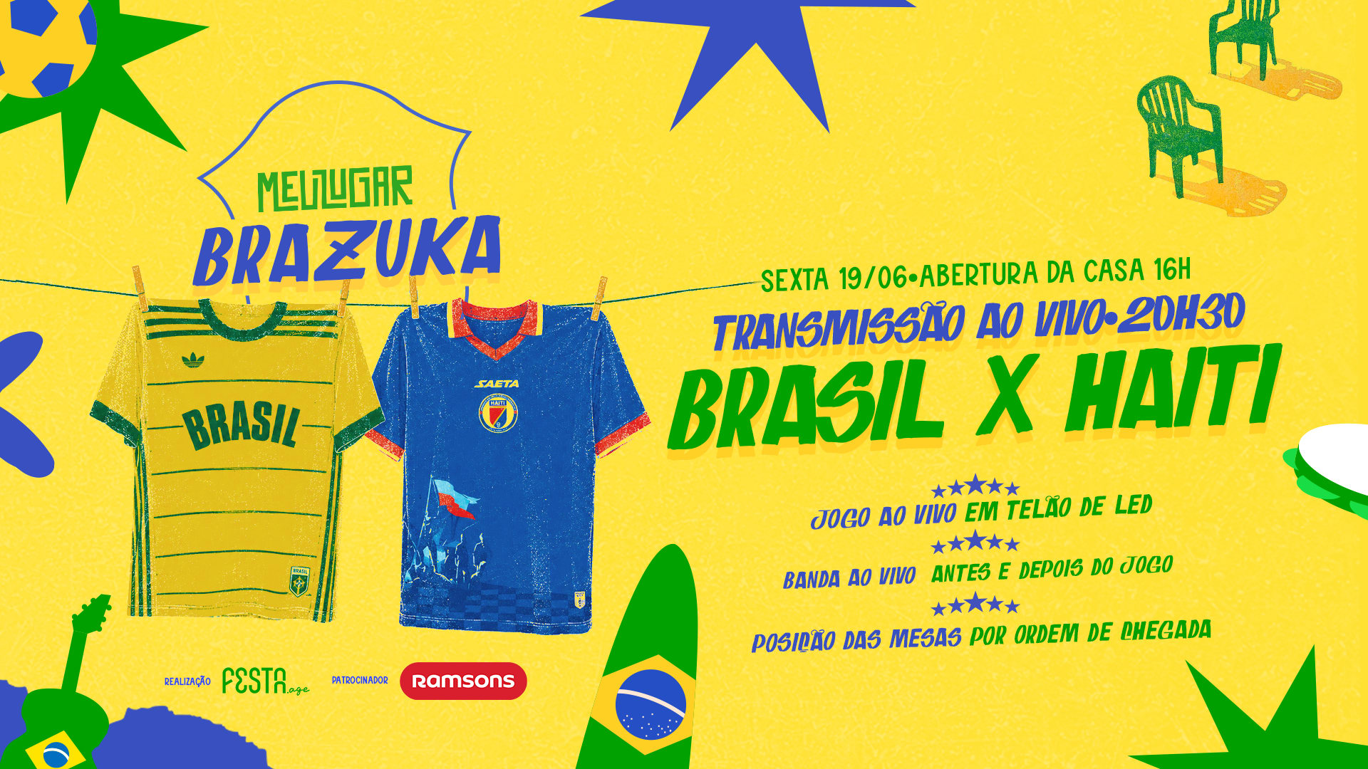 Brazuka - Transmissão Brasil X Haiti