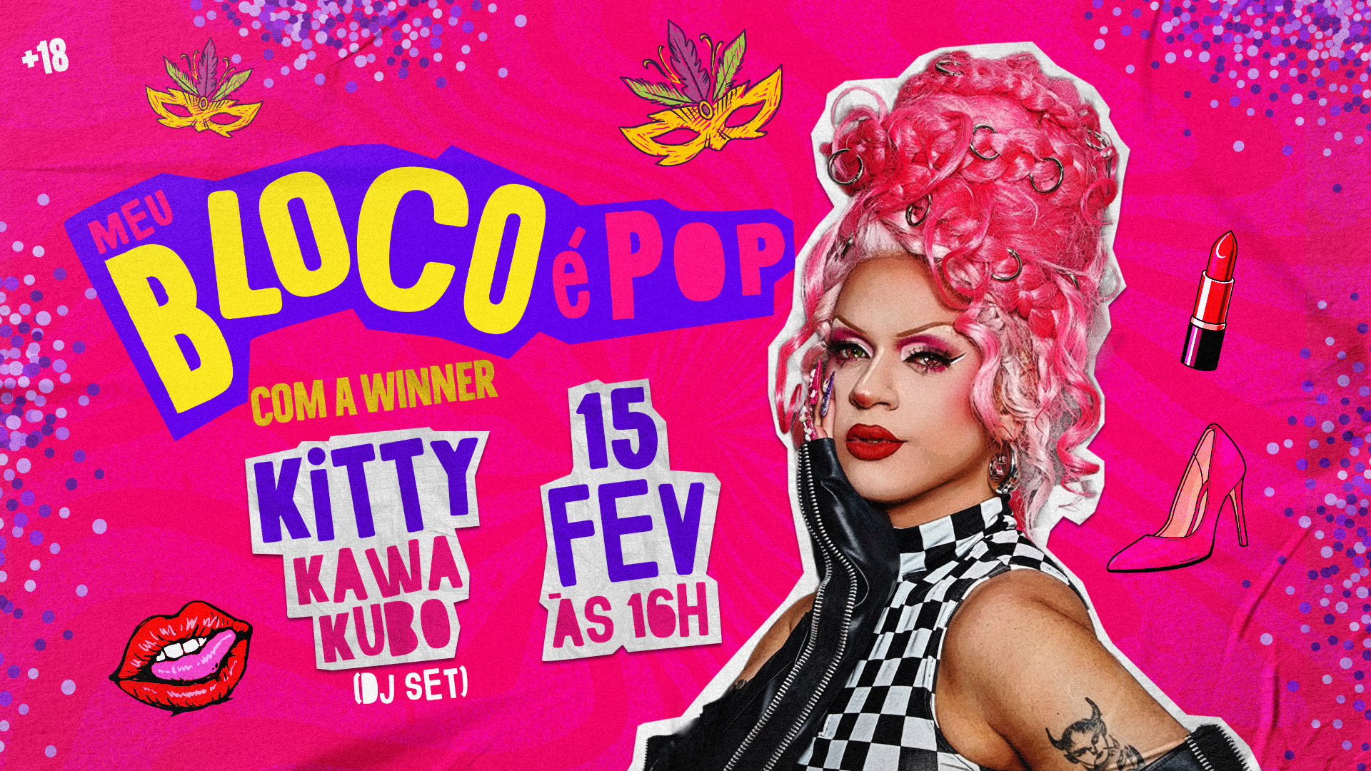 Solta O Pop @ Meu Bloco É Pop Com Kitty Kawakubo