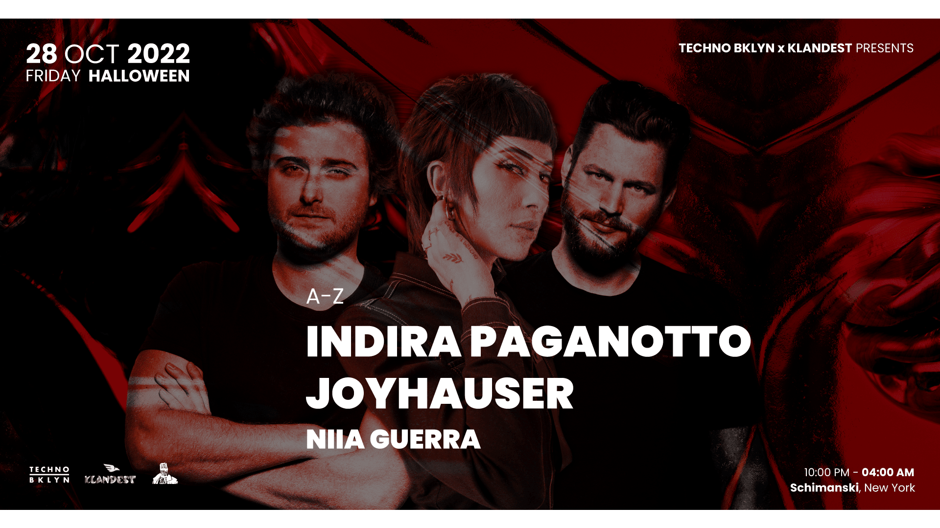 Indira Paganotto (Kntxt), Joyhauser (Drumcode/Filth On Acid)