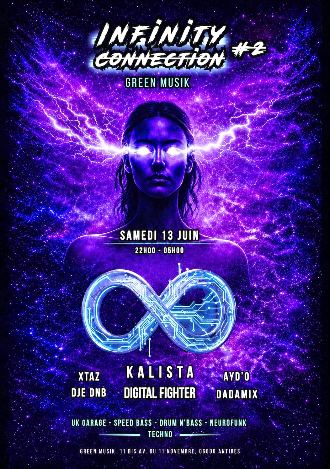 Infinity Connection #2 // Bass Music - Techno