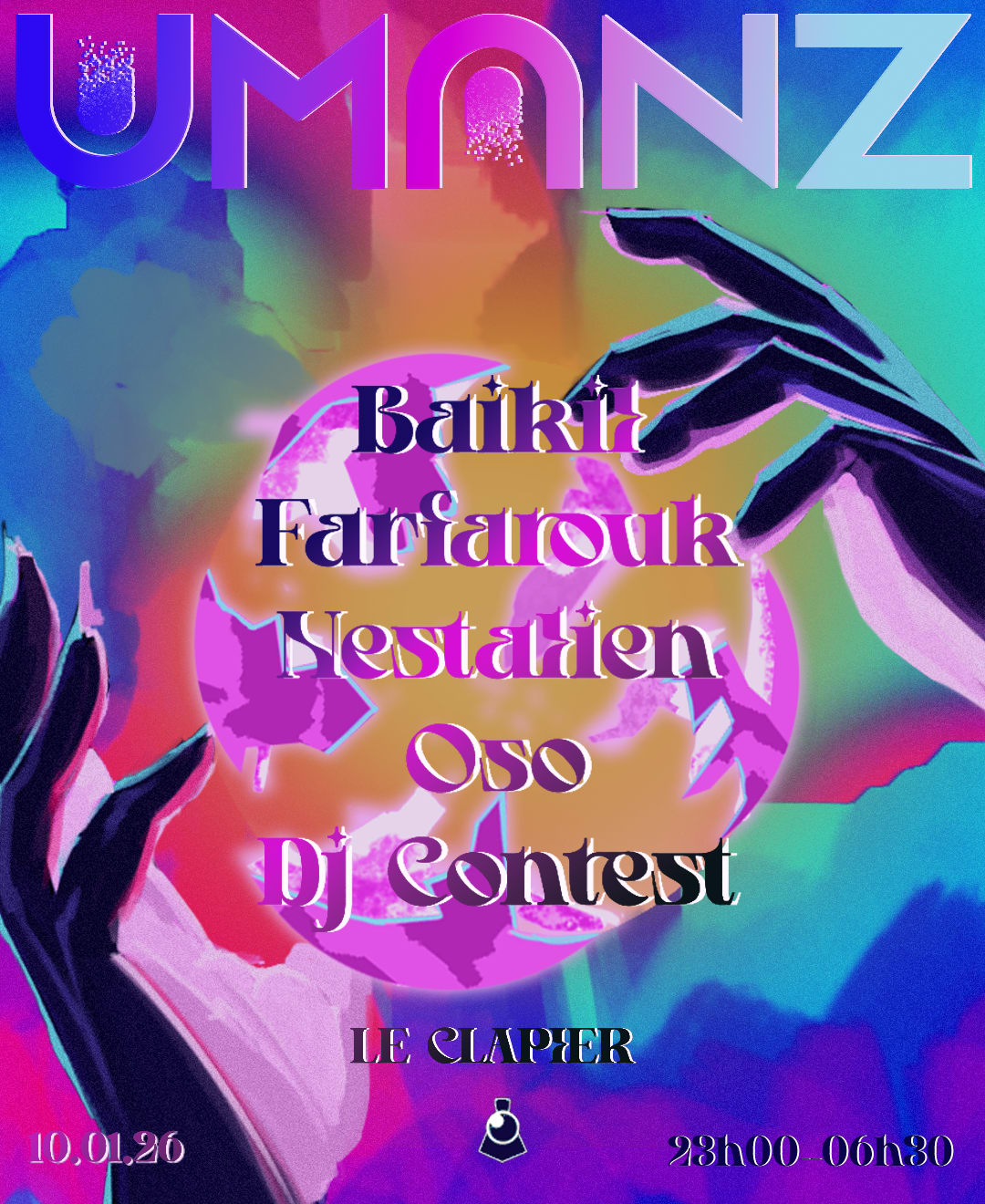 Umanz : Baikil, Farfarouk, Nestalien, Oso, Dj Contest