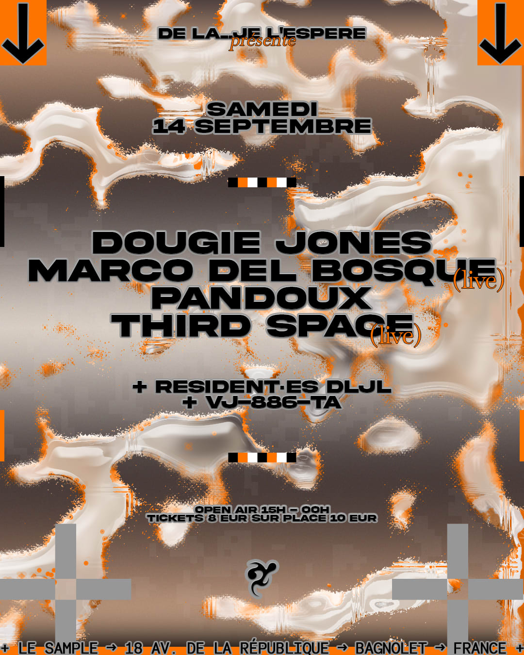 De La... Je L'espère Au Sample Avec Third Space, Pandoux...