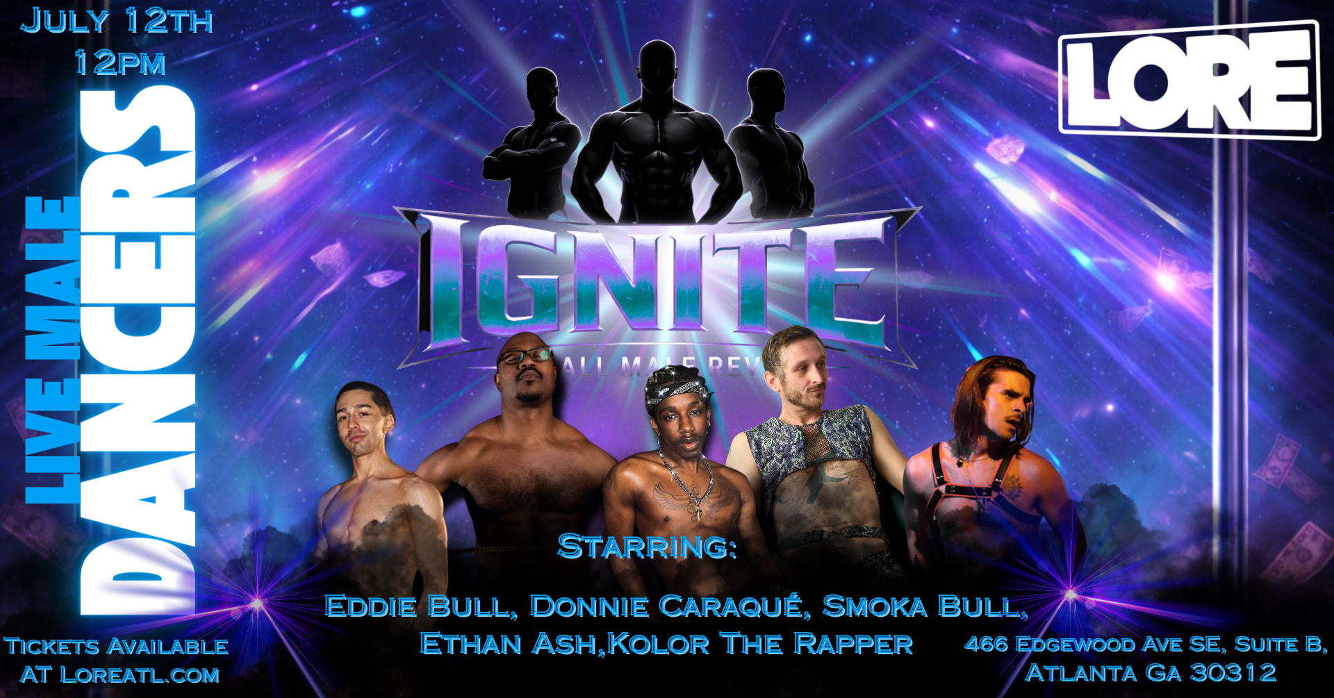 Ignite! All Male Revue [Brunch Show]