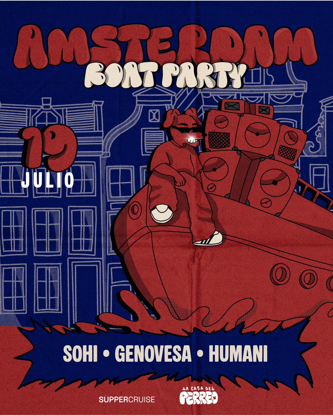 La Casa Del Perreo I Boatparty I Amsterdam