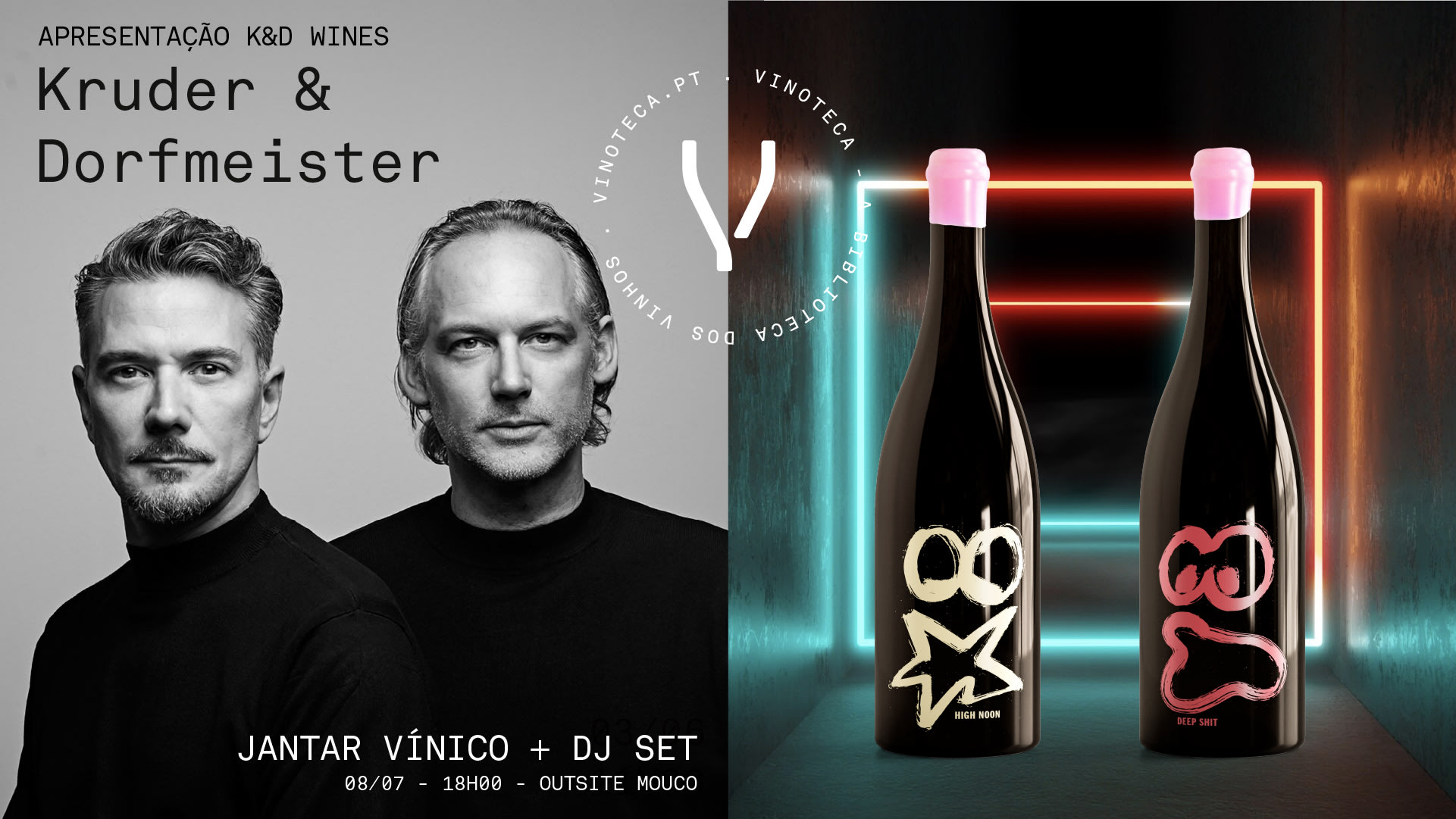 Kruder & Dorfmeister - Wine Dinner+Dj Set Outsite M.Ou.Co