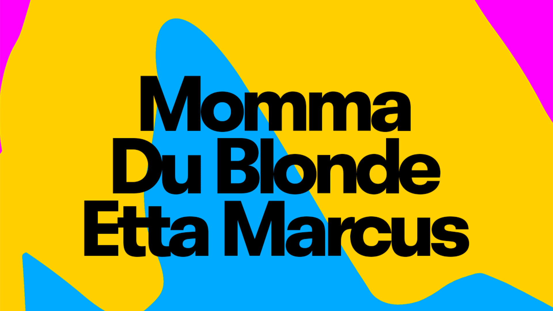 Pitchfork Music Festival - Momma, Du Blonde & Etta Marcus