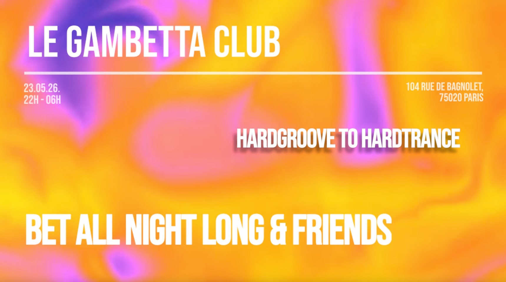 Bet All Night Long & Friends