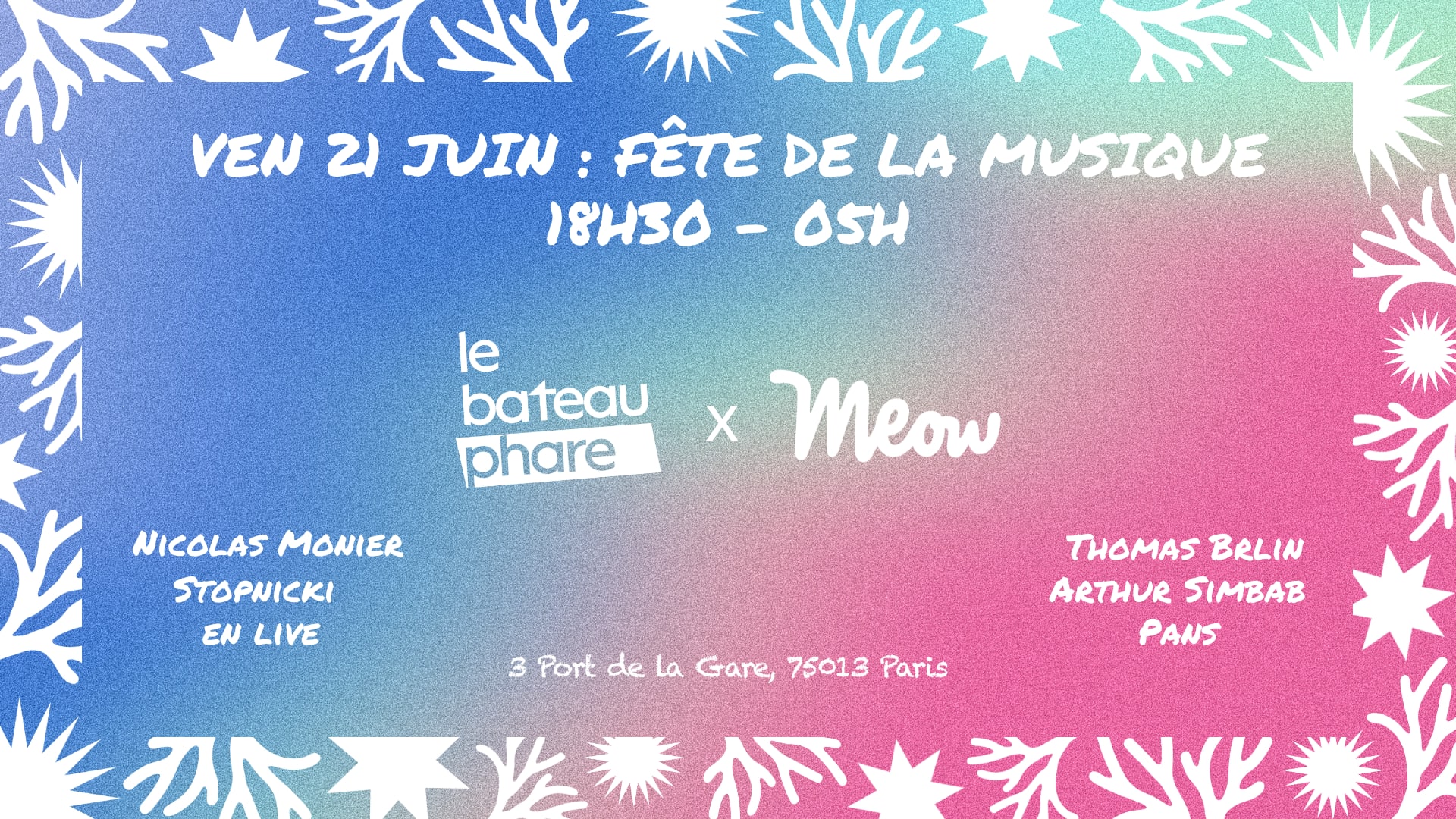 Bateau Phare X Meow - Fête De La Musique