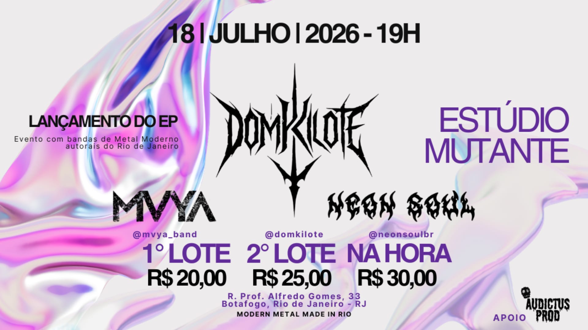 Domkilote Convida Mvya E Neon Soul