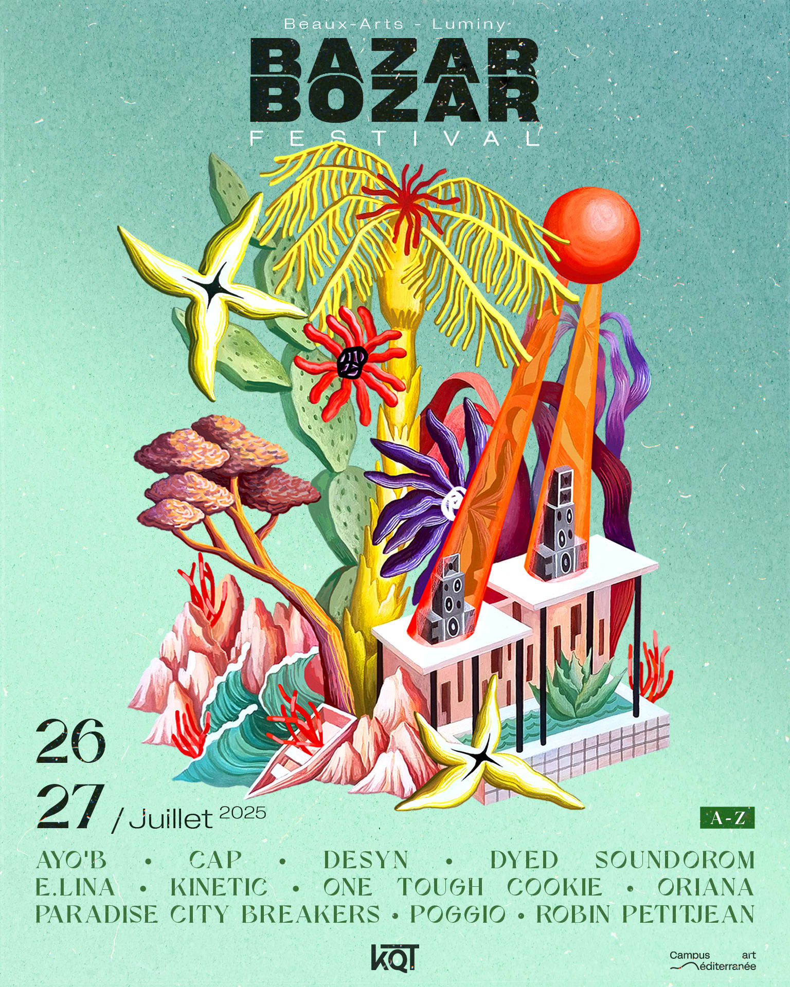 Bazar Bozar Festival • 26/27 Juillet 2025 • Marseille Luminy