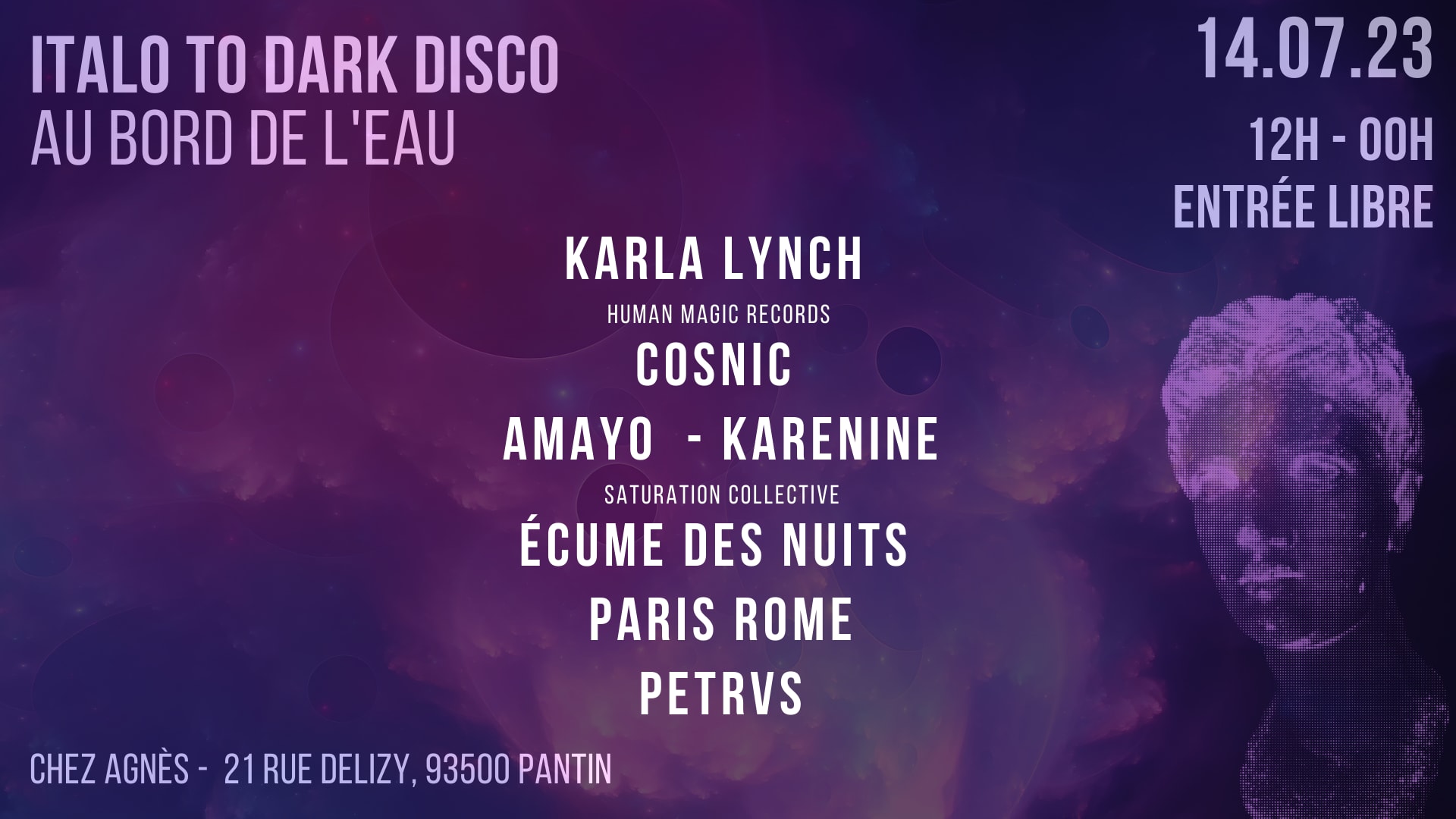 [Open Air Gratuit] Italo To Dark Disco Au Bord De L'eau
