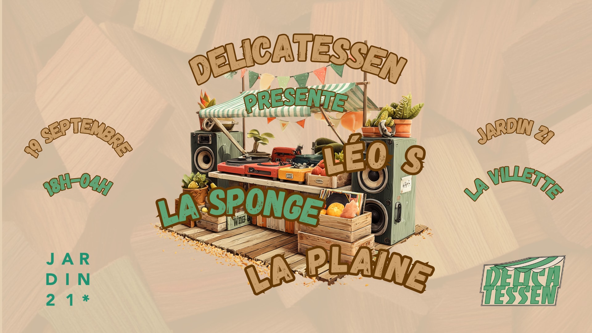 Delicatessen X Jardin21 - Open Air