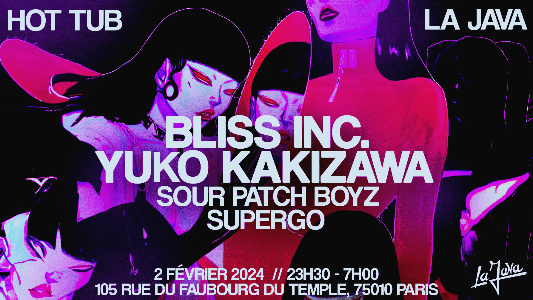 Hot Tub X La Java : Bliss Inc. Yuko Kakizawa & More