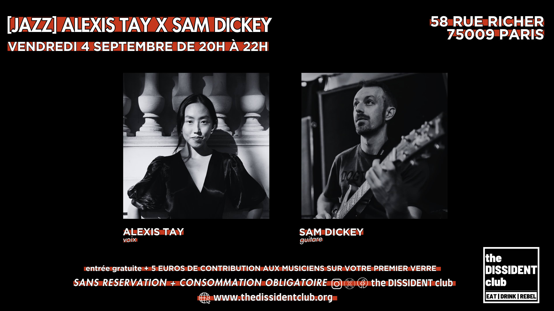 [Jazz] Alexis Tay X Sam Dickey
