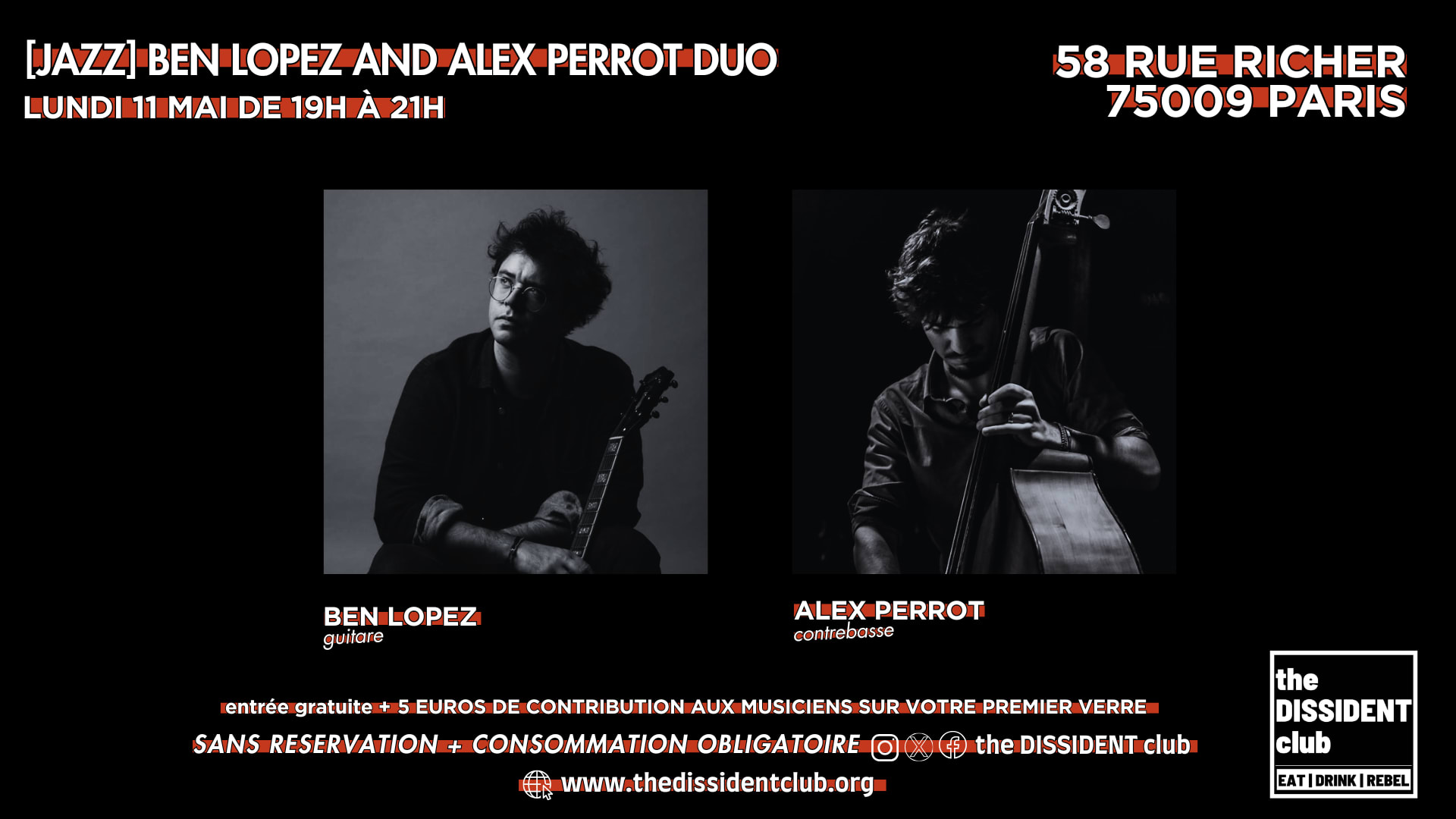 [Jazz] Ben Lopez And Alex Perrot Duo