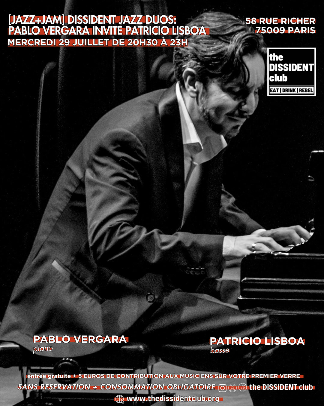 [Jazz+Jam] Dissident Jazz Duos: Pablo Et Patricio