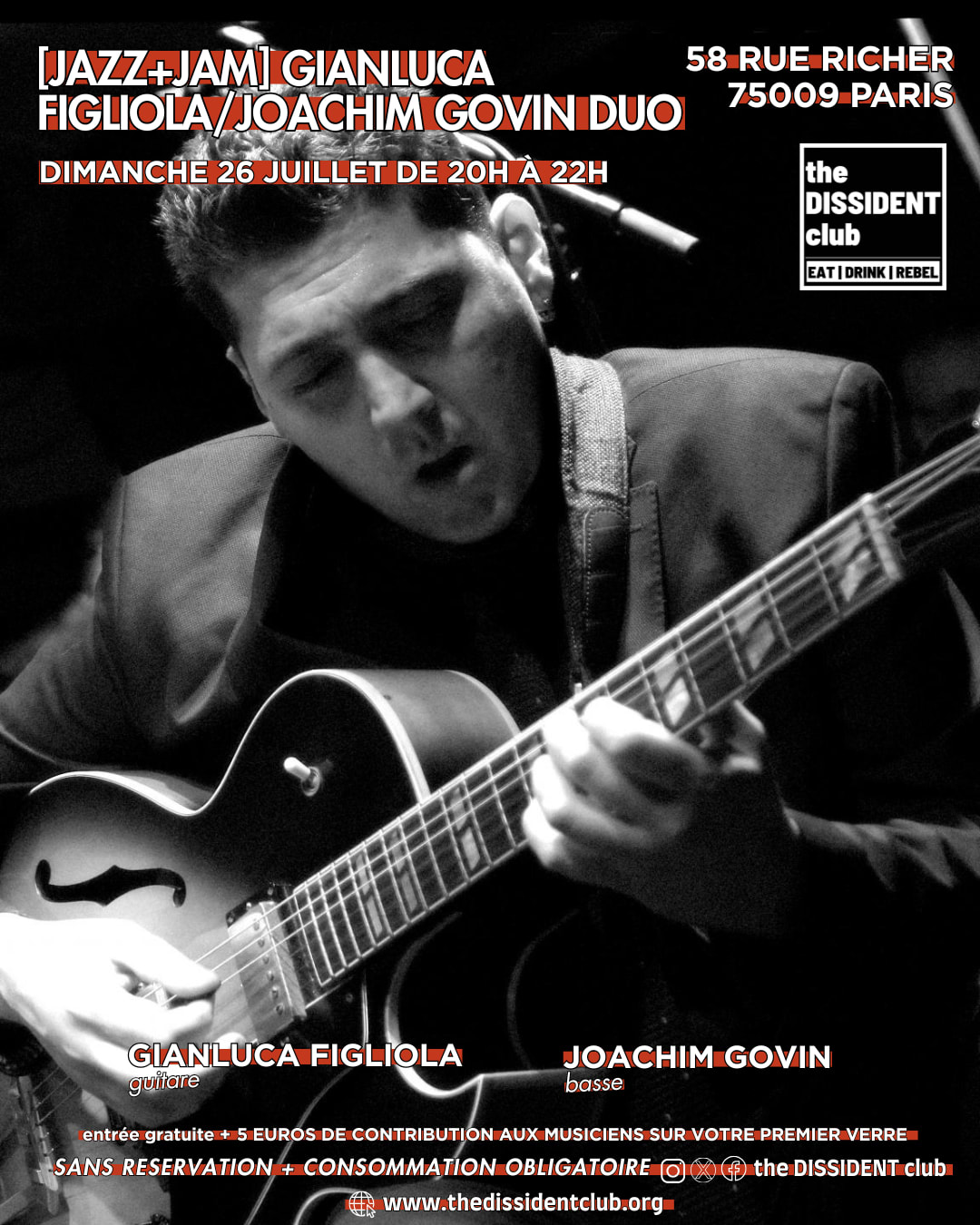 [Jazz+Jam] Gianluca Joachim Duo