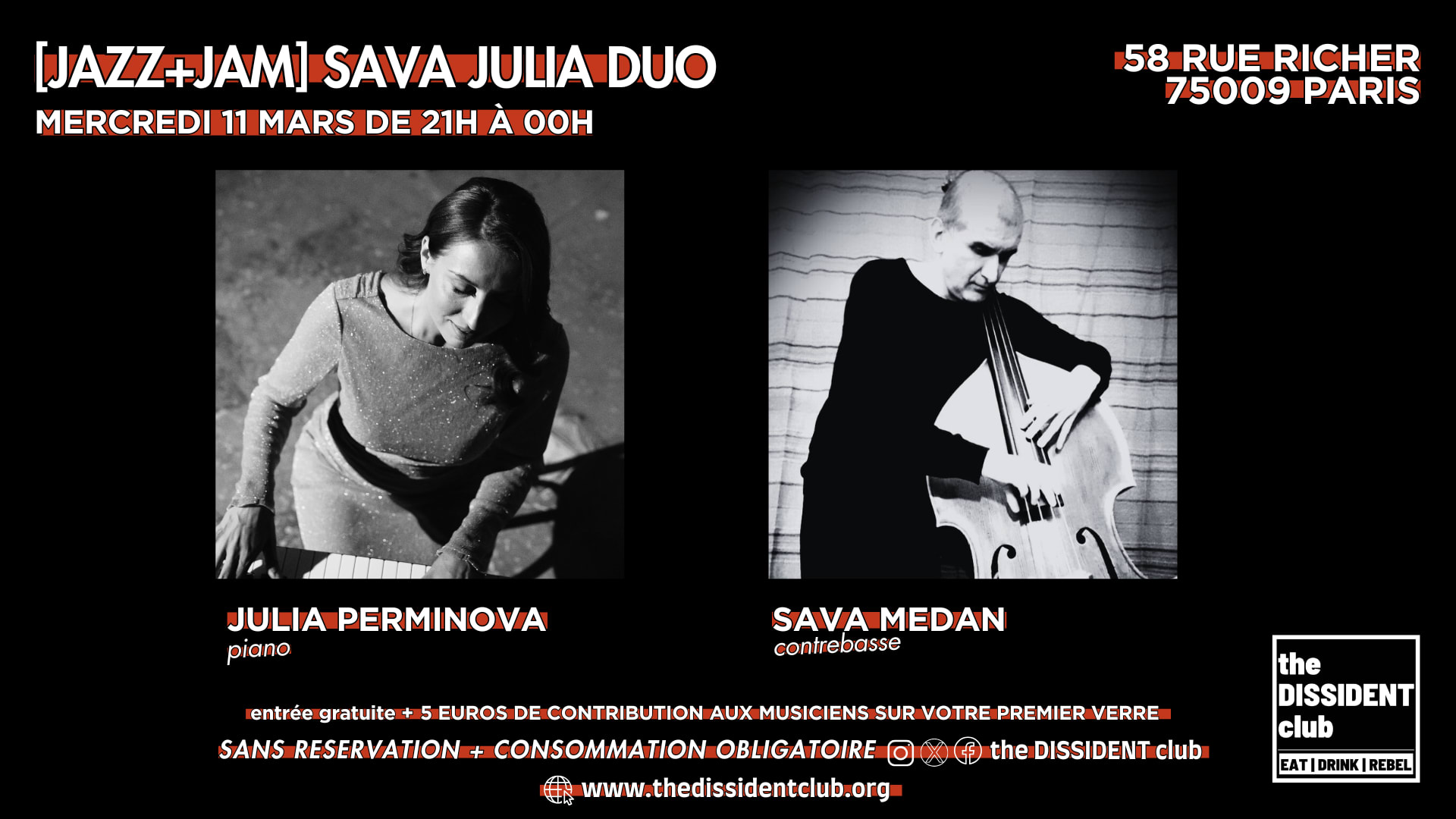 [Jazz+Jam] Sava Julia Duo