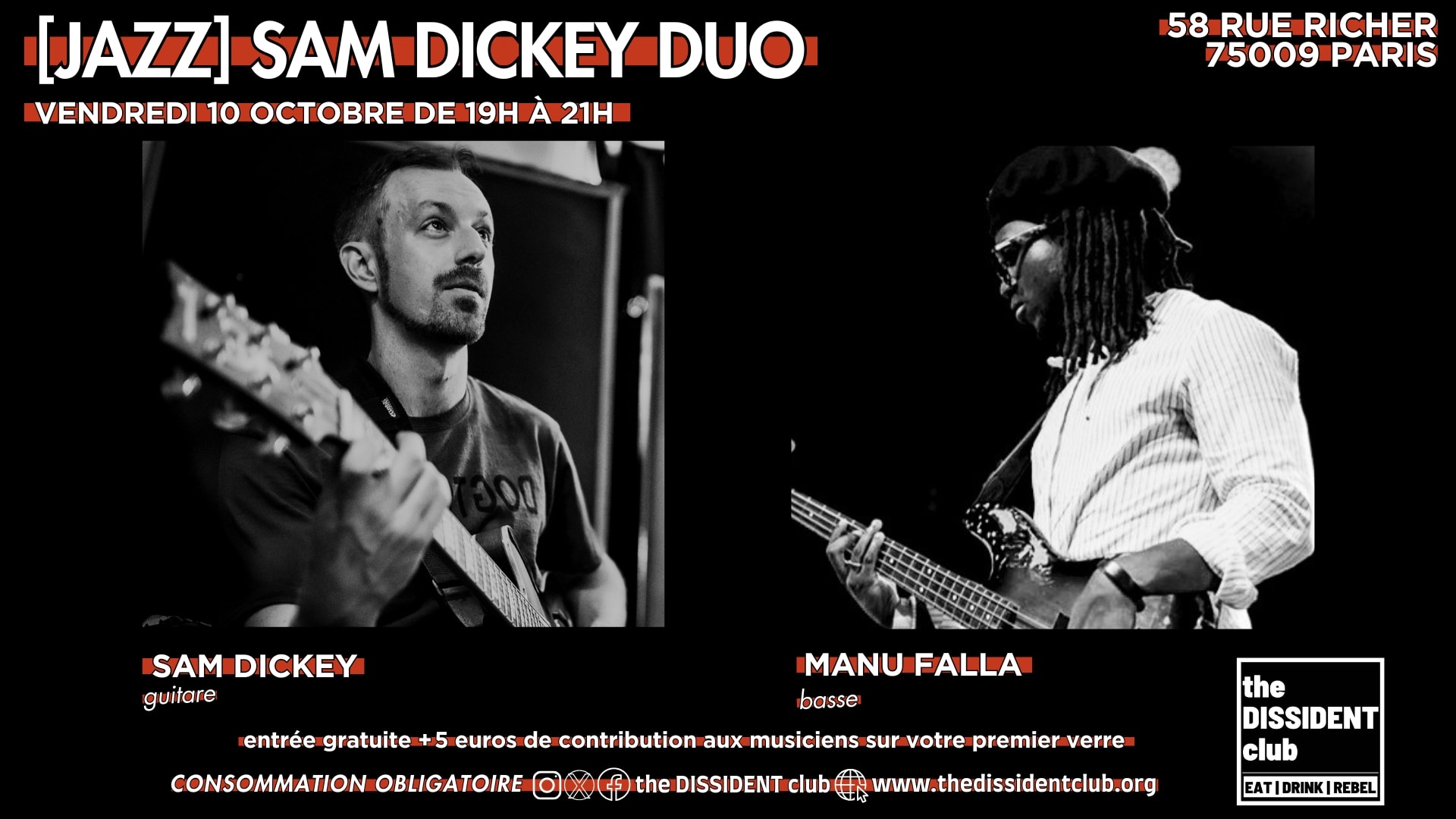 [Jazz] Sam Dickey Duo