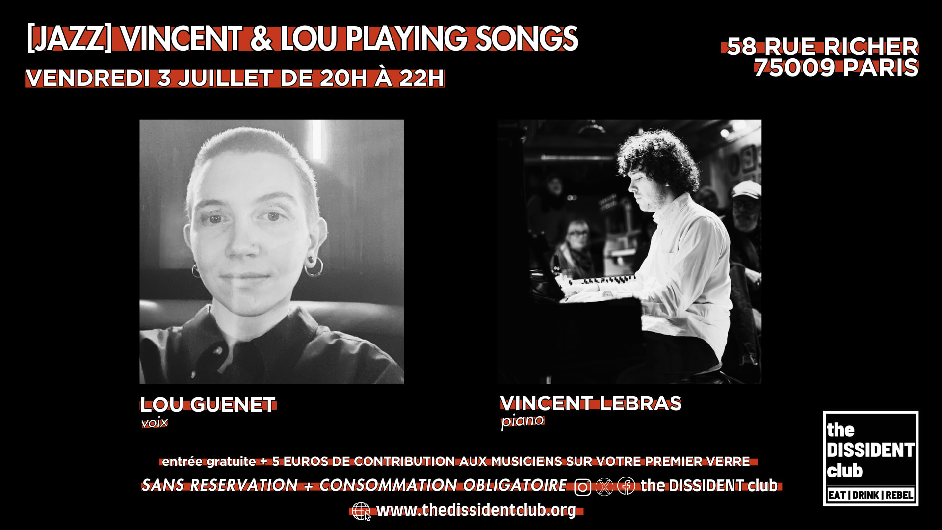 [Jazz] Vincent & Lou Playing Songs