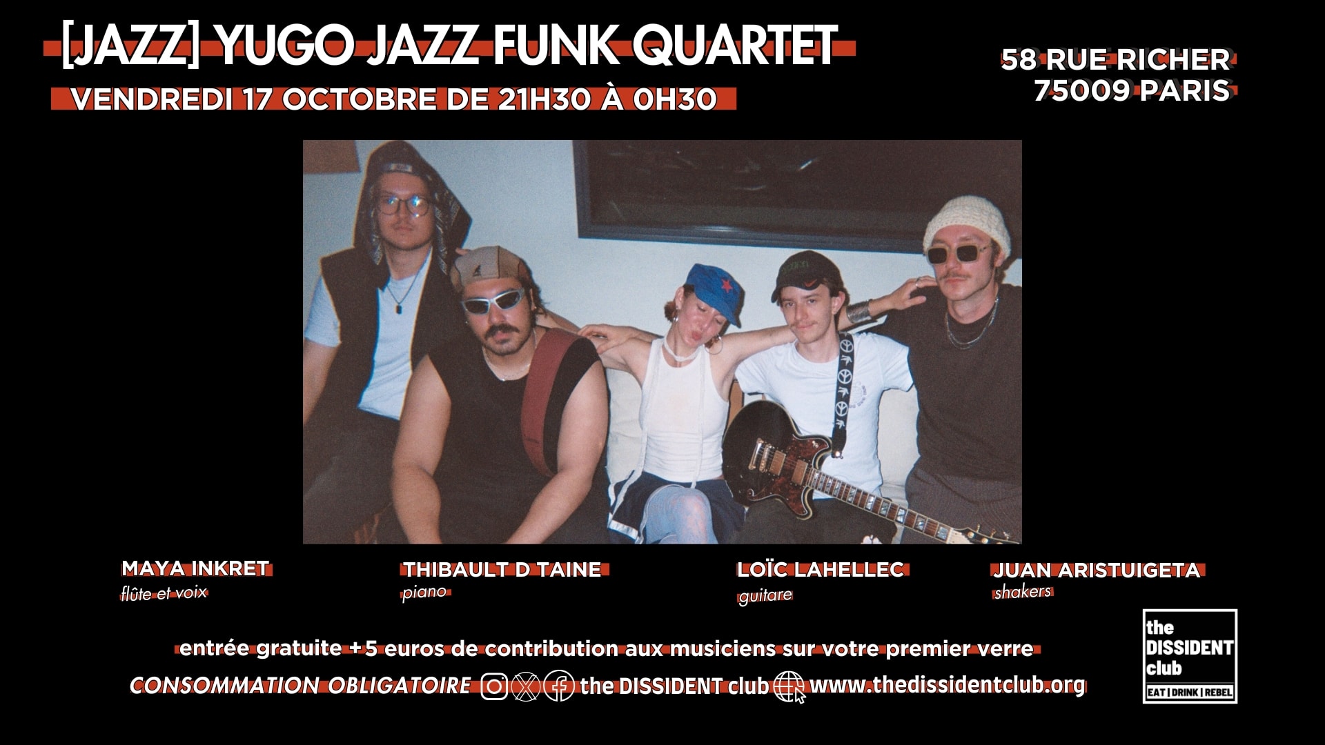 [Jazz] Yugo Jazz Funk Quartet