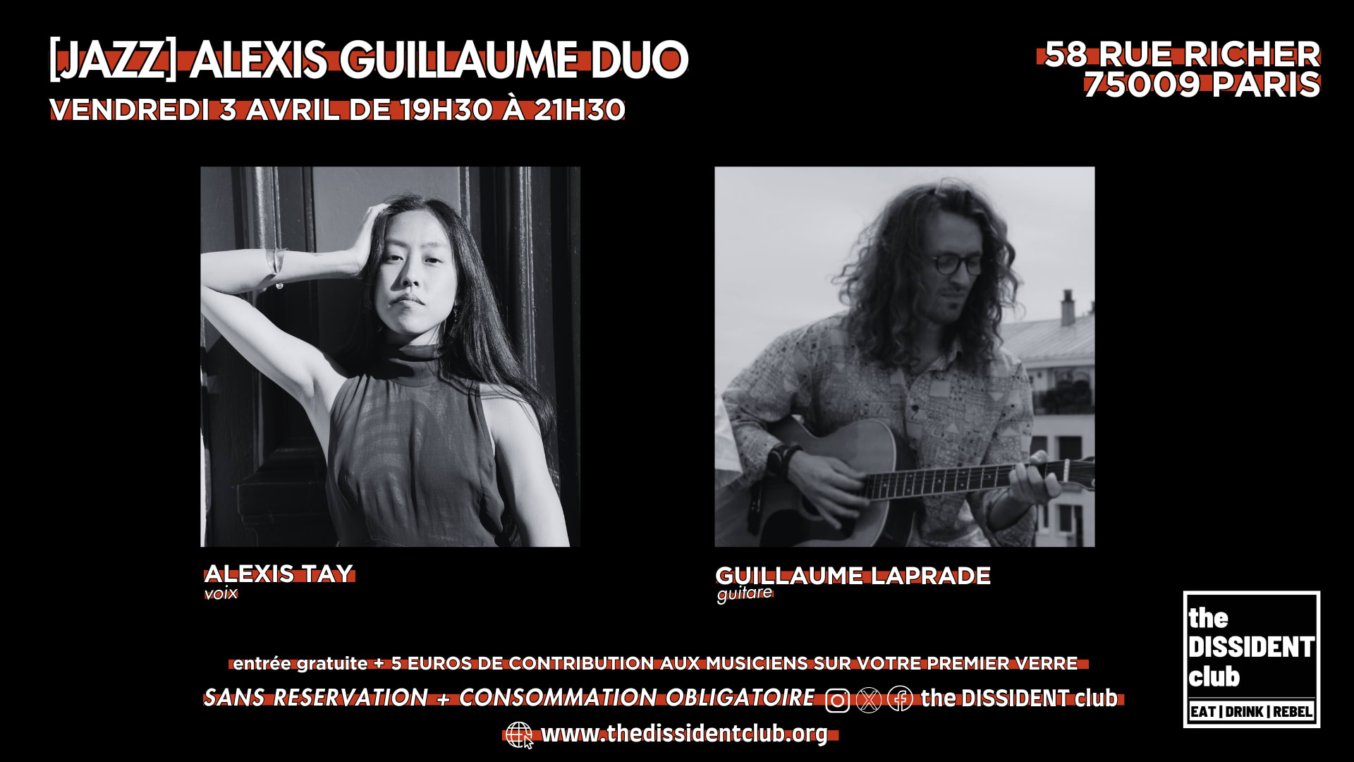 [Jazz] Alexis Guillaume Duo