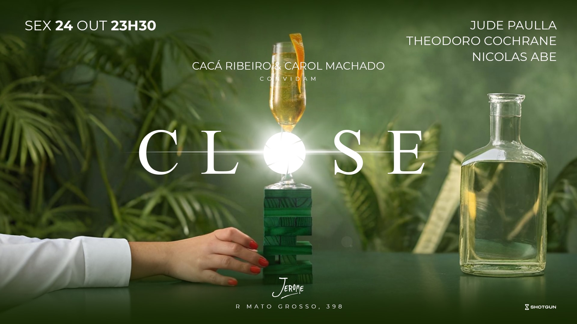 Close 24/10 23h30 @ Club Jerome
