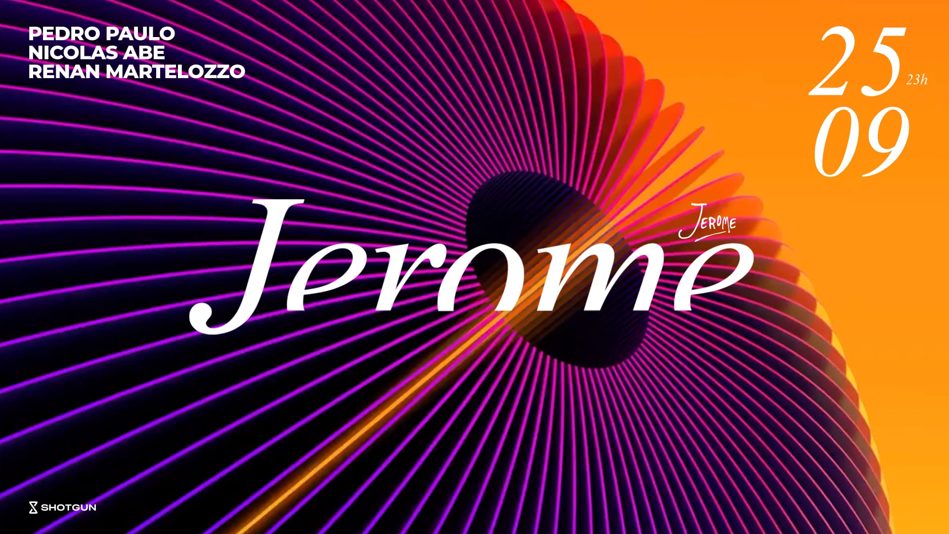Jerome Convida 25/09 @ Club Jerome