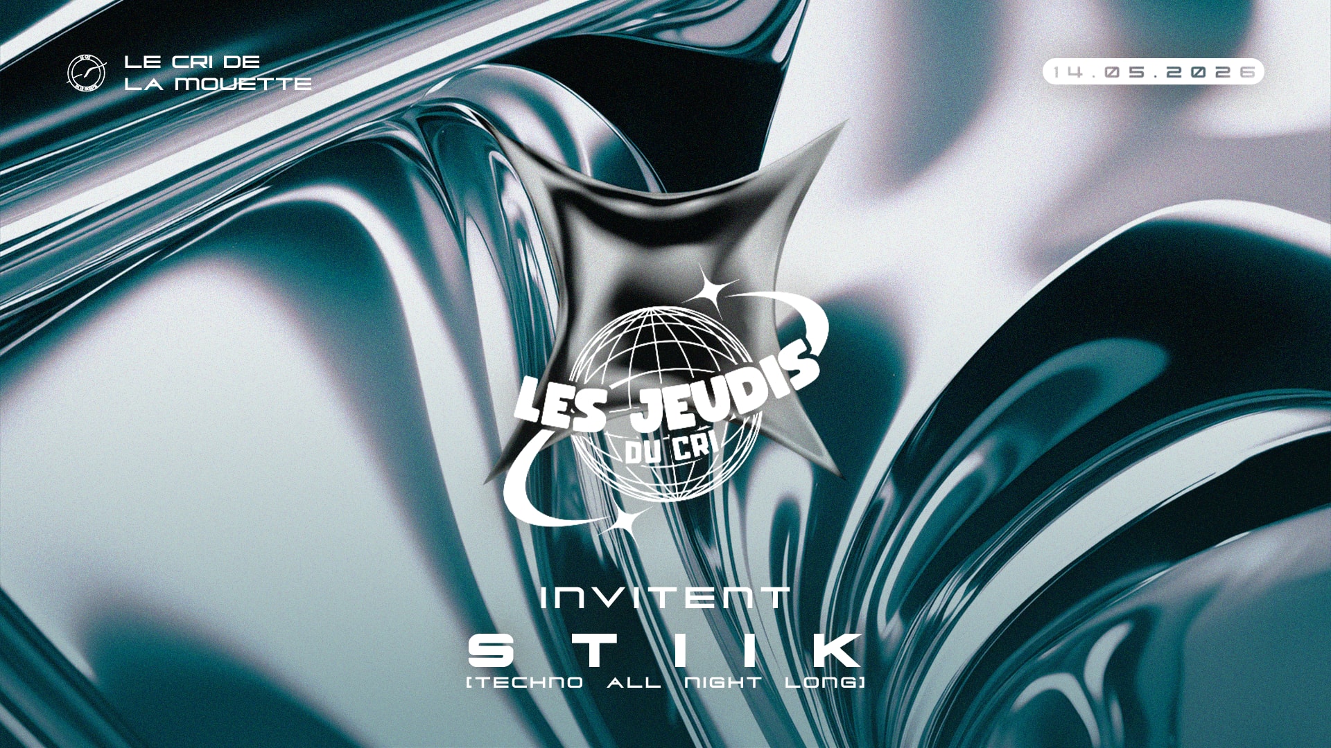 Les Jeudis Du Cri Inv. Stiik - Techno All Night Long