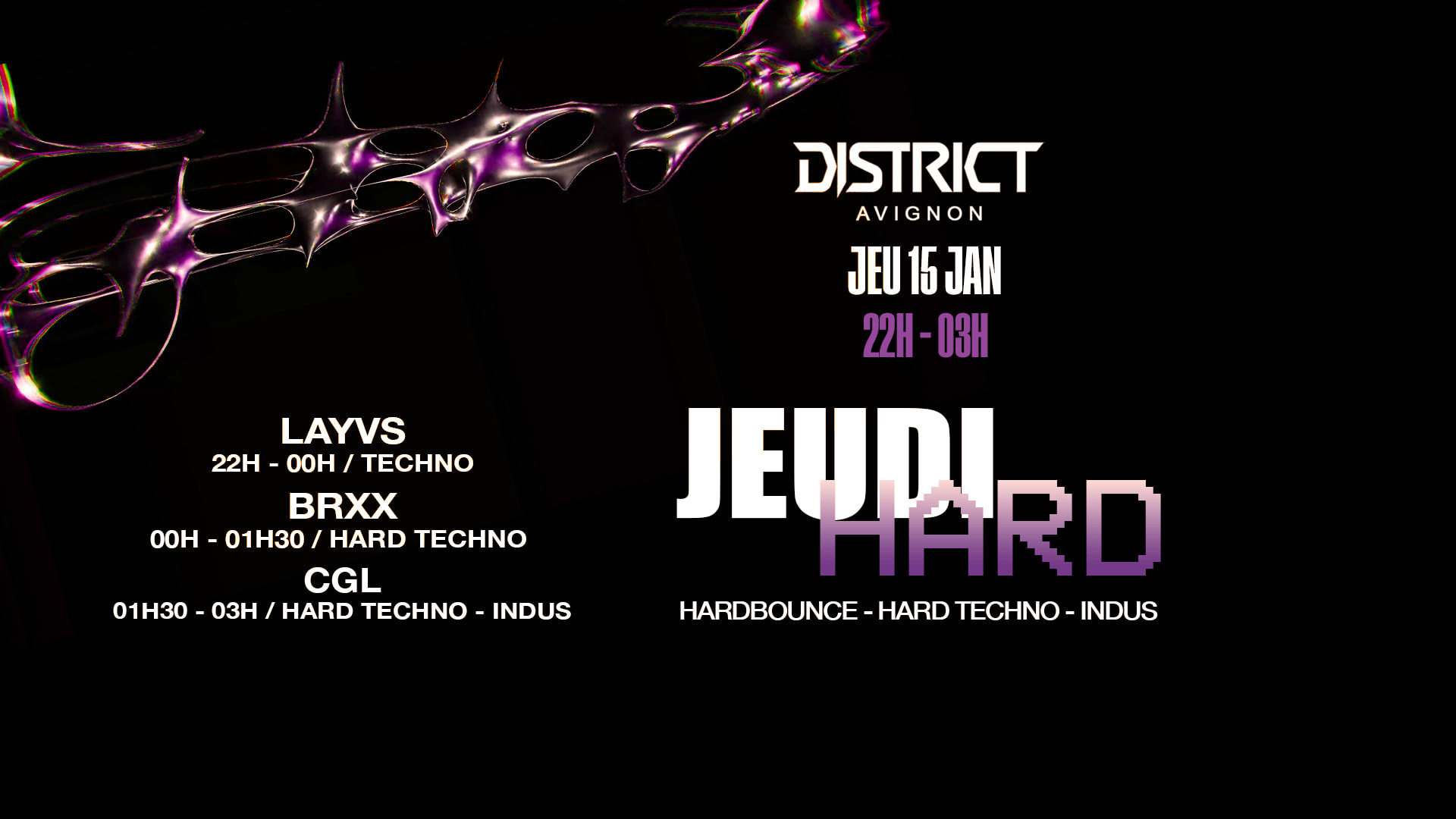 Jeudi Hard : Brxx - Cgl - Yo