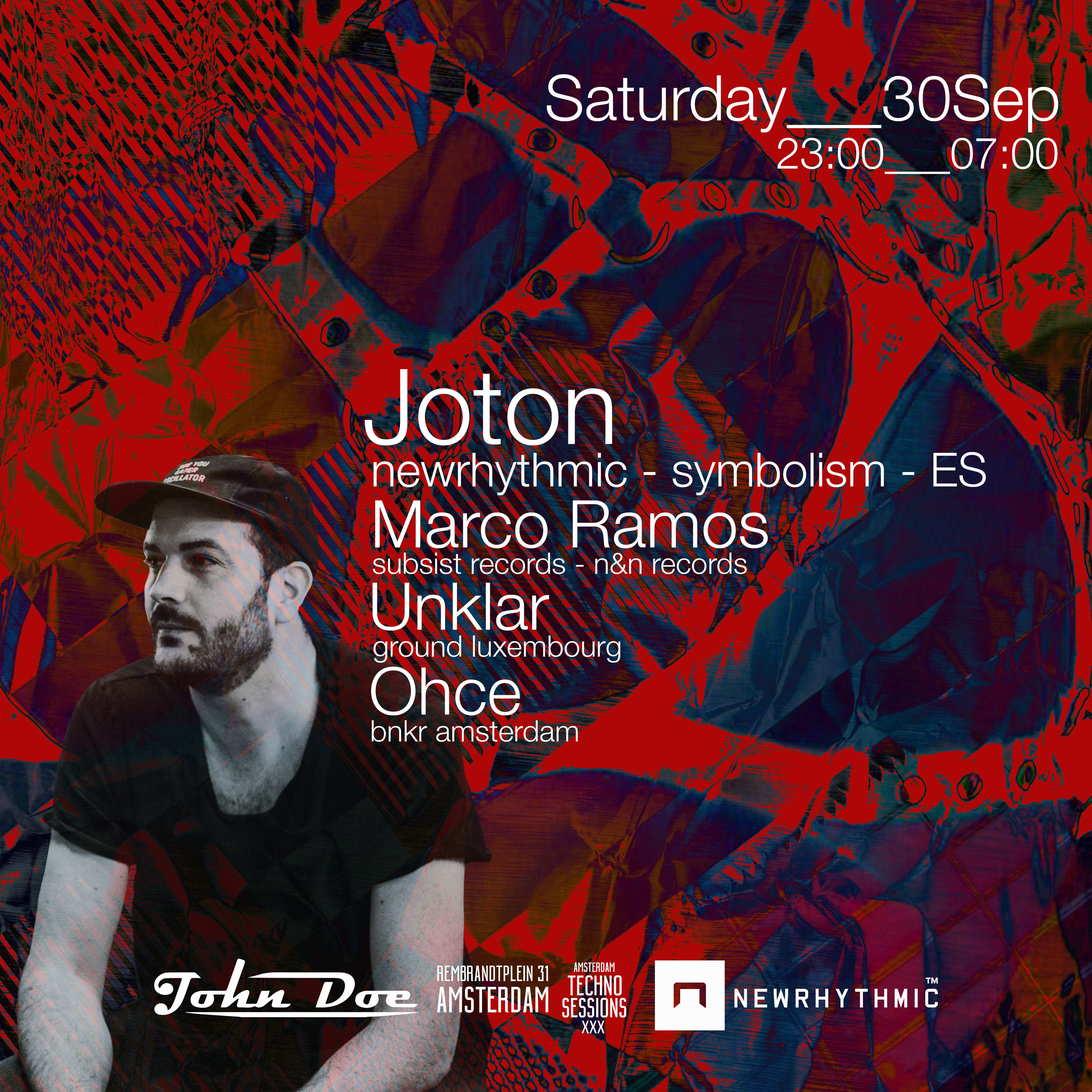 Amsterdam Techno Sessions With Joton (Newrhythmic Records)Es