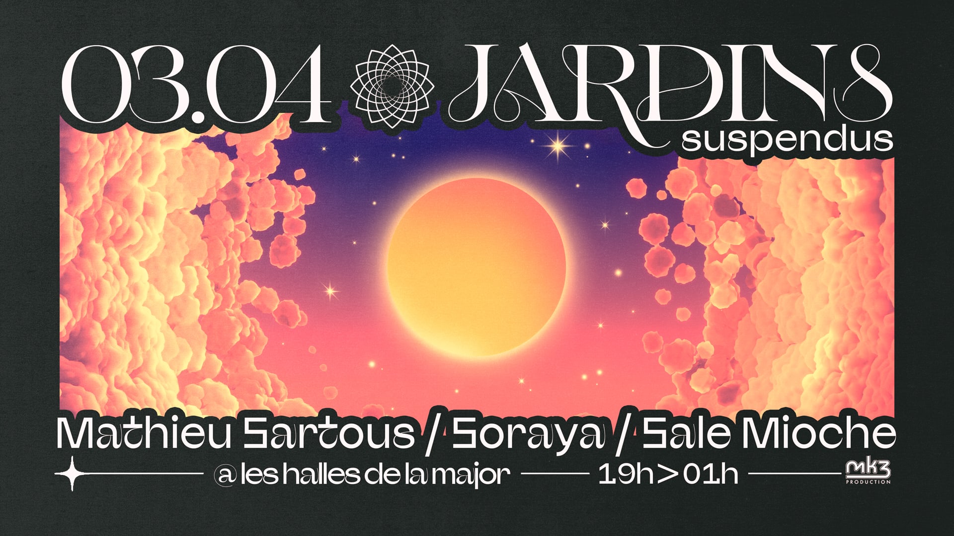 Les Jardins Suspendus : Soraya•Mathieu Sartous•Sale Mioche