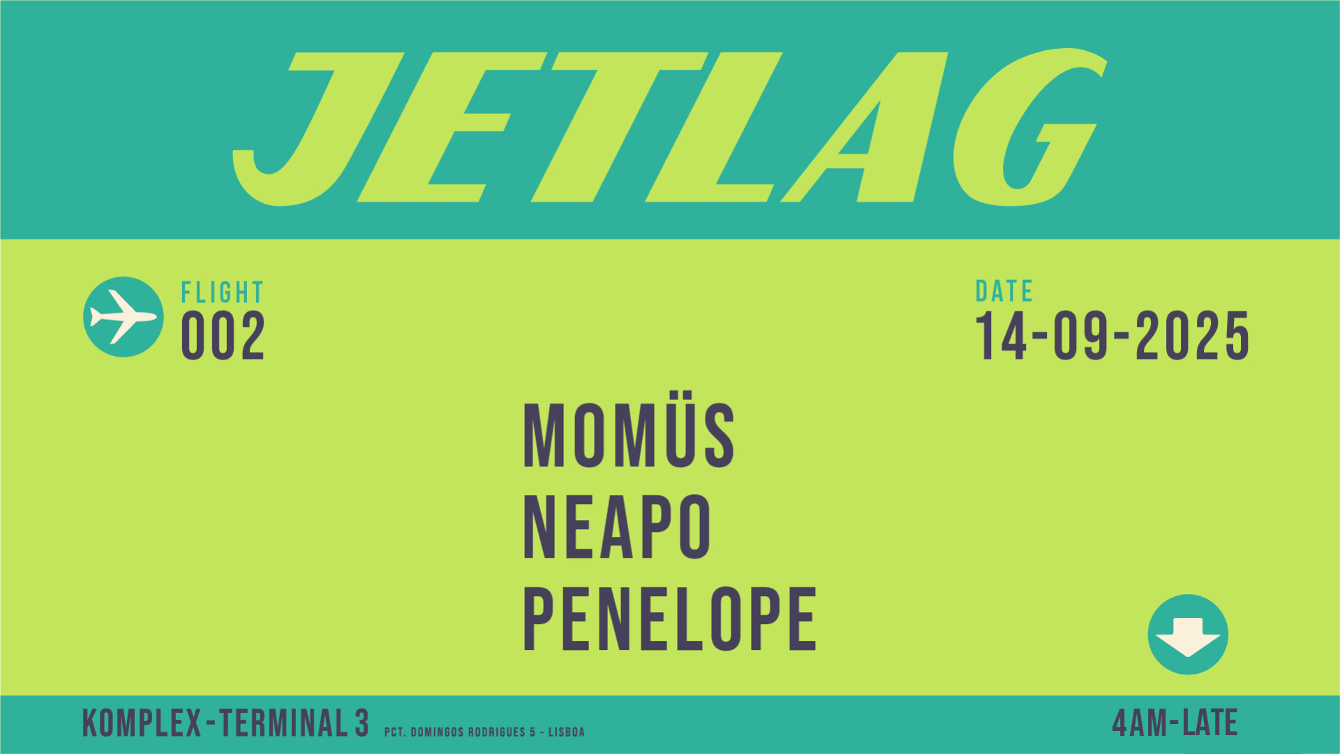 Jetlag 002 W/ Penelope, Neapo & Momus