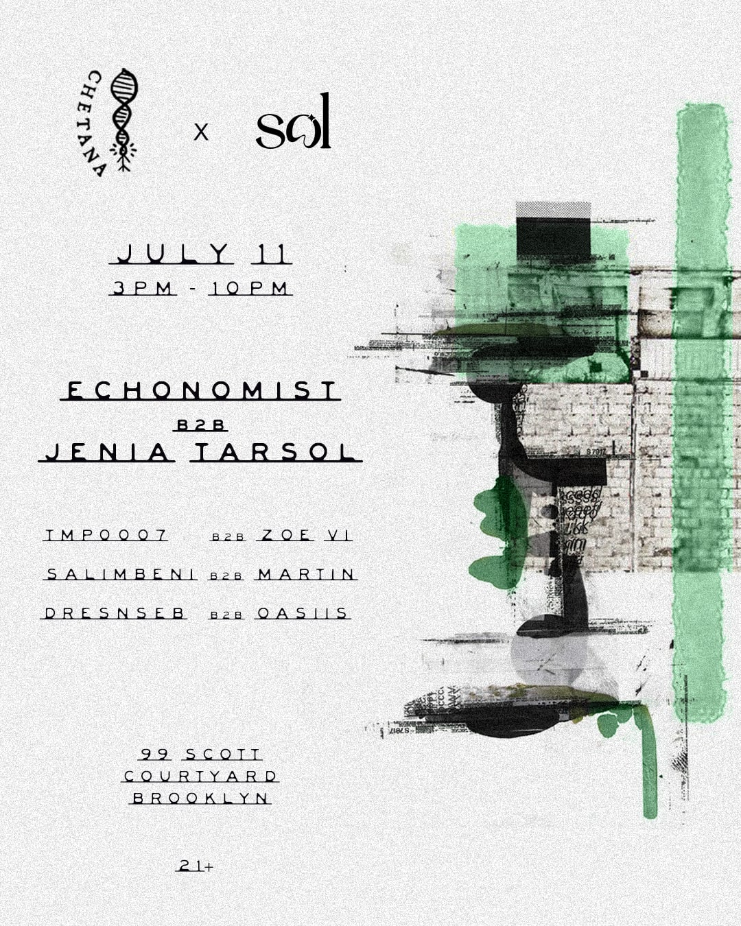 Chetana X Sol: July 11th Open Air